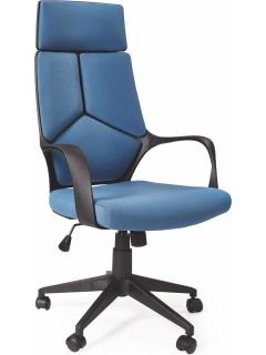 Chaise de bureau bleu et...