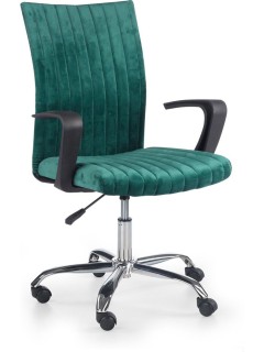 Chaise de bureau tissu vert...