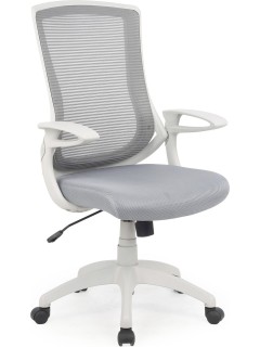 Chaise de bureau tissu gris...