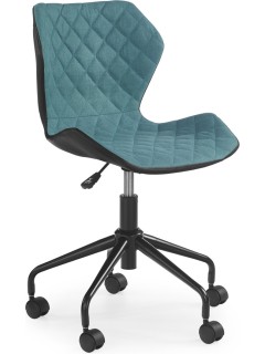 Chaise de bureau bleu et...