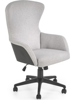 Chaise de bureau tissu gris...