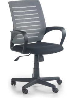 Chaise de bureau gris et...
