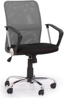 Chaise de bureau gris et...
