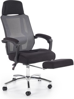 Chaise de bureau gris et...