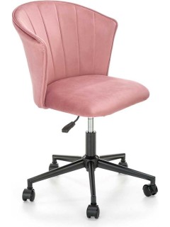 Chaise de bureau rose H77...