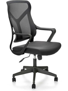 Chaise de bureau gris et...