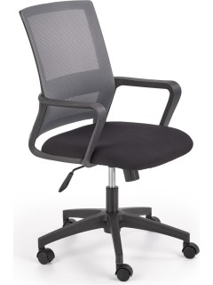 Chaise de bureau gris et...