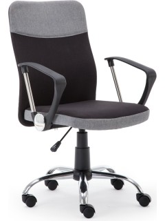 Chaise de bureau gris et...