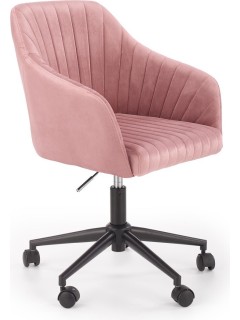Chaise de bureau rose H79...