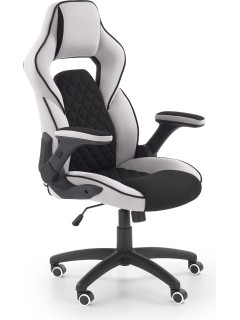 Chaise de bureau gris et...