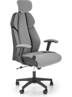 Chaise de bureau gris et...