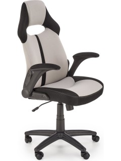 Chaise de bureau gris et...