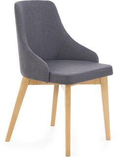Chaise scandinave tissu...