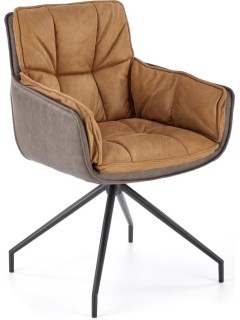 Chaise pivotante bicolores...