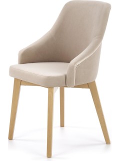 Chaise design en tissu...