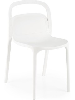 Chaise en plastique blanc...