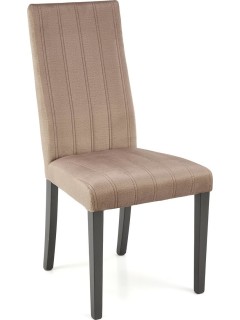 Chaise design tissu beige...