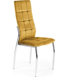 Chaise design jaune...