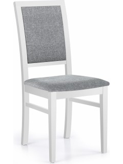 Chaise classique tissu gris...