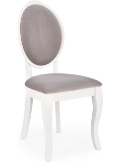 Chaise classique tissu gris...