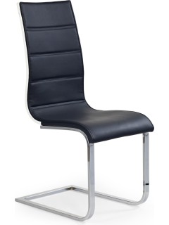 Chaise design eco-cuir noir...