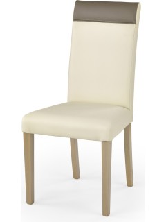 Chaise bois massif eco-cuir...