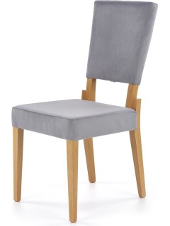 Chaise classique en velours...