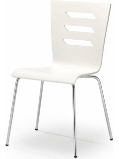 Chaise en plastique blanc...