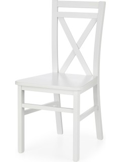 Chaise en bois blanc et mdf...