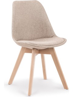 Chaise design en tissu...