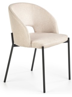 Chaise design en tissu...