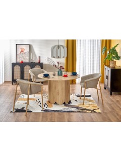 Table ronde design naturel...