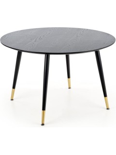 Table glamour ronde noir et...