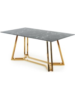 Table glamour en verre et...