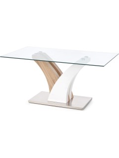 Table design en verre...